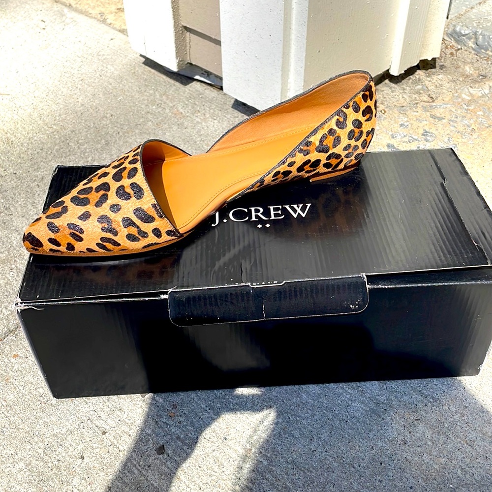 JCrew Leopard Shoes - Picture 1 of 2